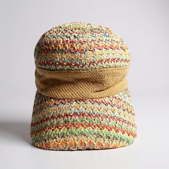 Grace Hats Buzz Hat Bow Linen Weave Made in Japan Multi Color Baseball Style - Picture 2 of 13